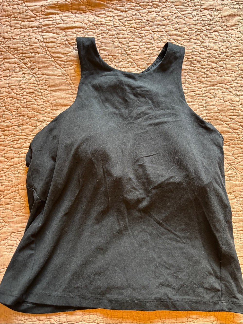 all in motion Black High-Neck Athletic Tank